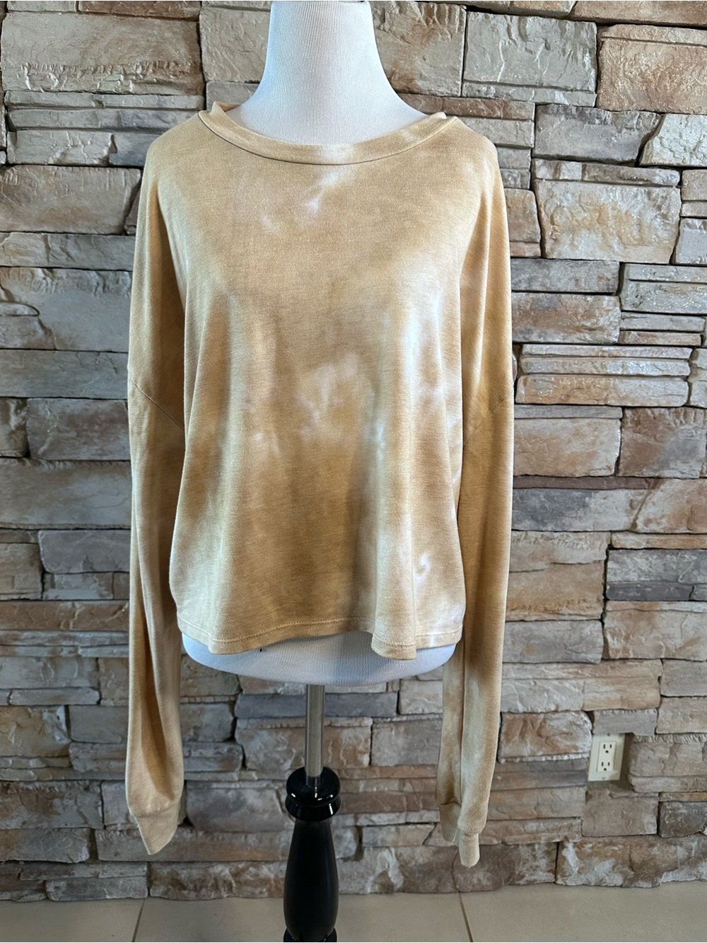 Love Tree Tie-Dye Jersey Top